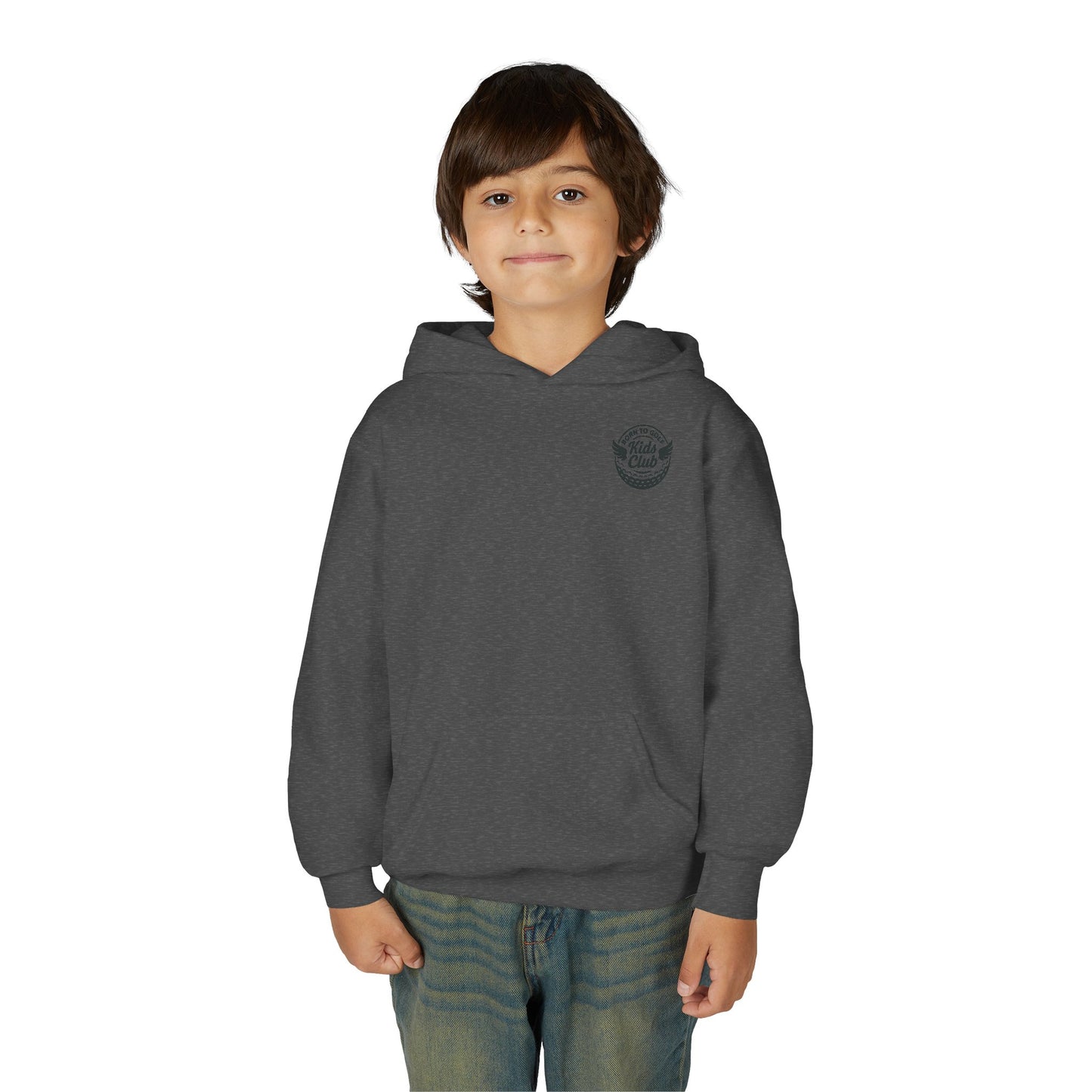Club Eagle Born To Golf Youth Hoodie