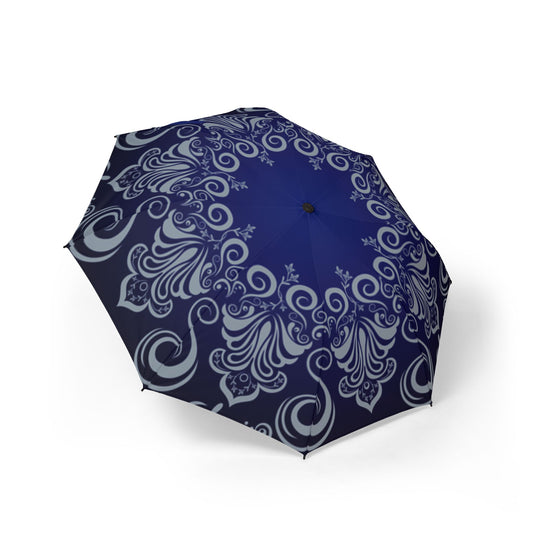 midnight mandala Umbrella - Semi-Automatic Foldable Design
