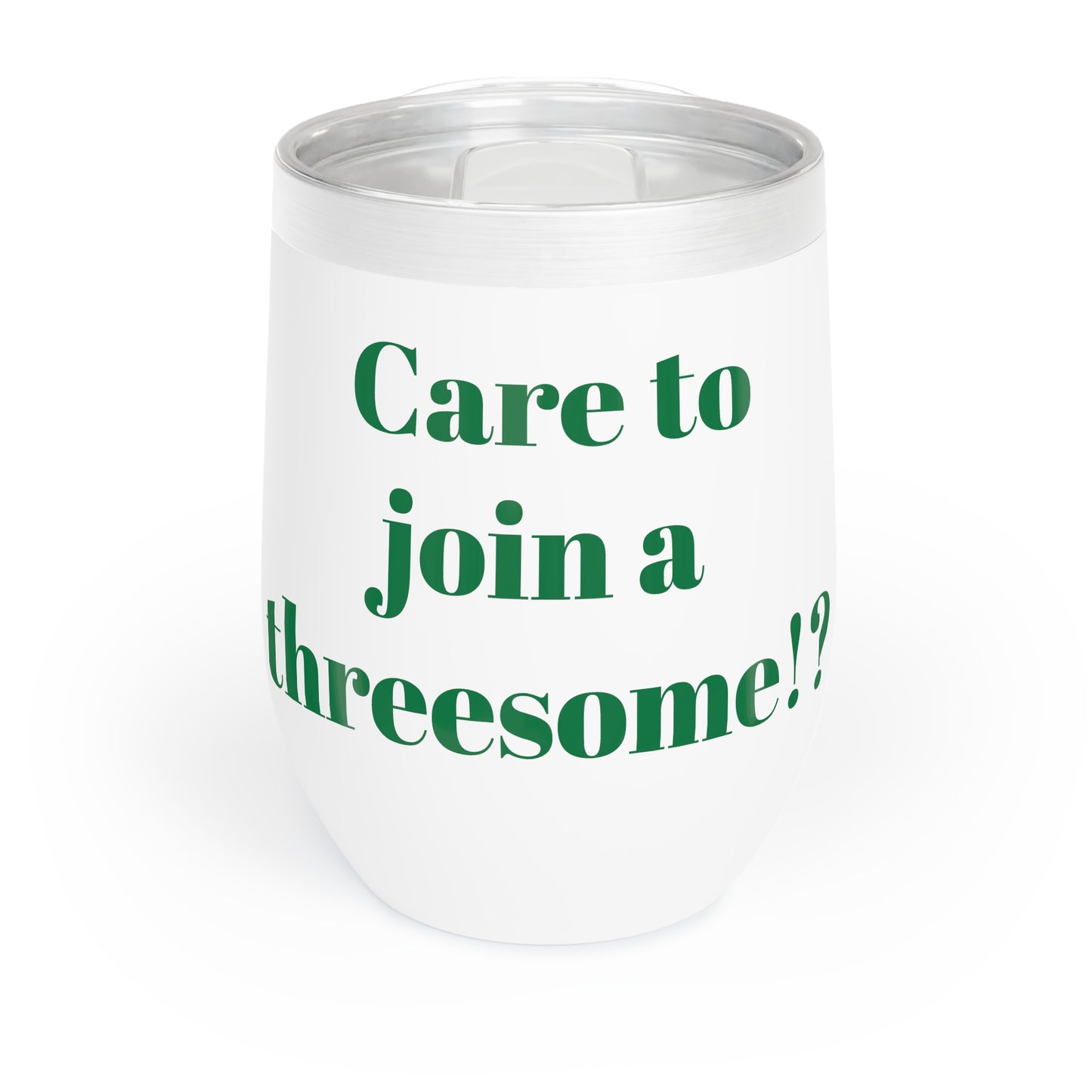 green threesome golf Wine Tumbler