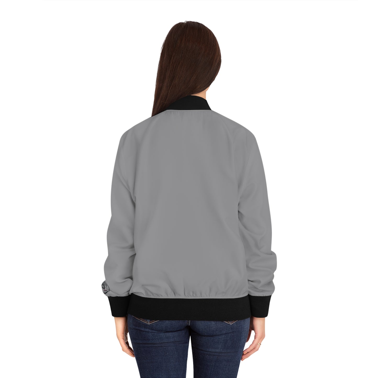 Gray Women's Golf Gal Bomber Jacket