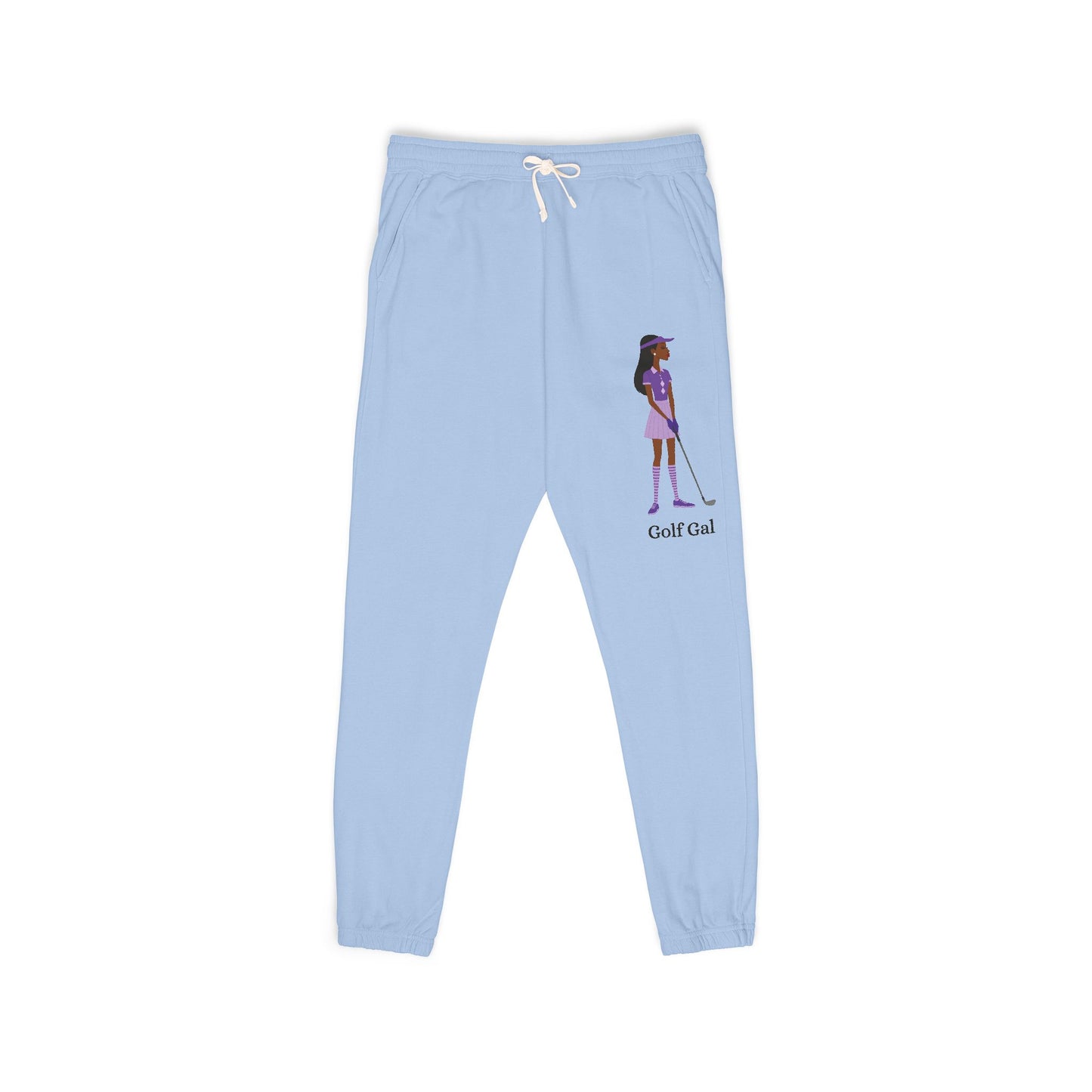 Golf Gal Garment-Dyed Fleece Sweatpants Violet