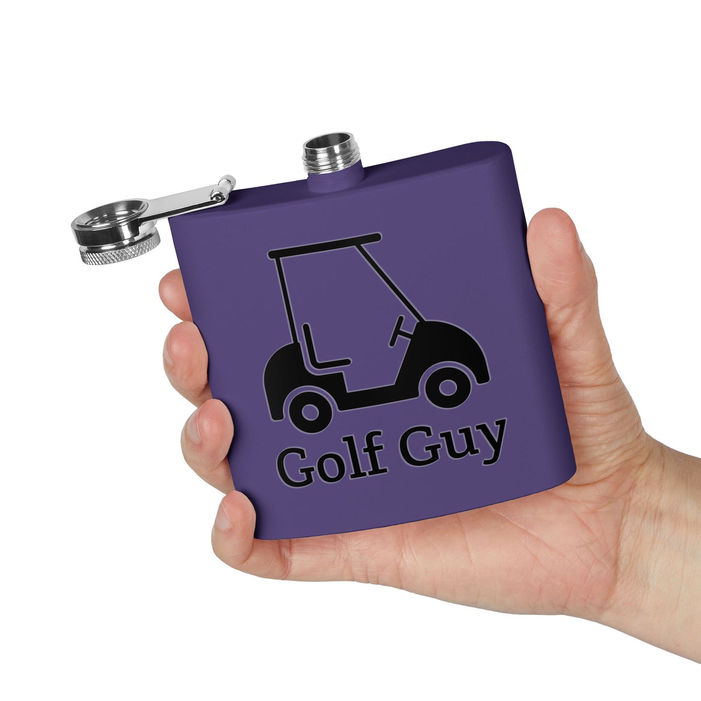 Golf guy cart Sleek Stainless Steel Flask