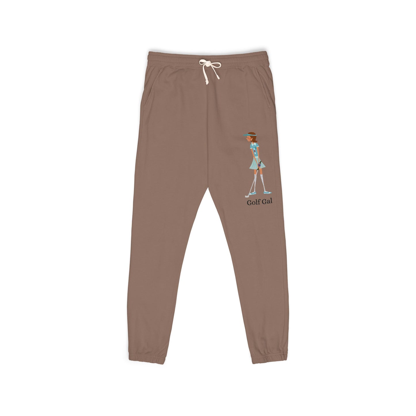 Golf Gal Garment-Dyed Fleece Sweatpants Ruby