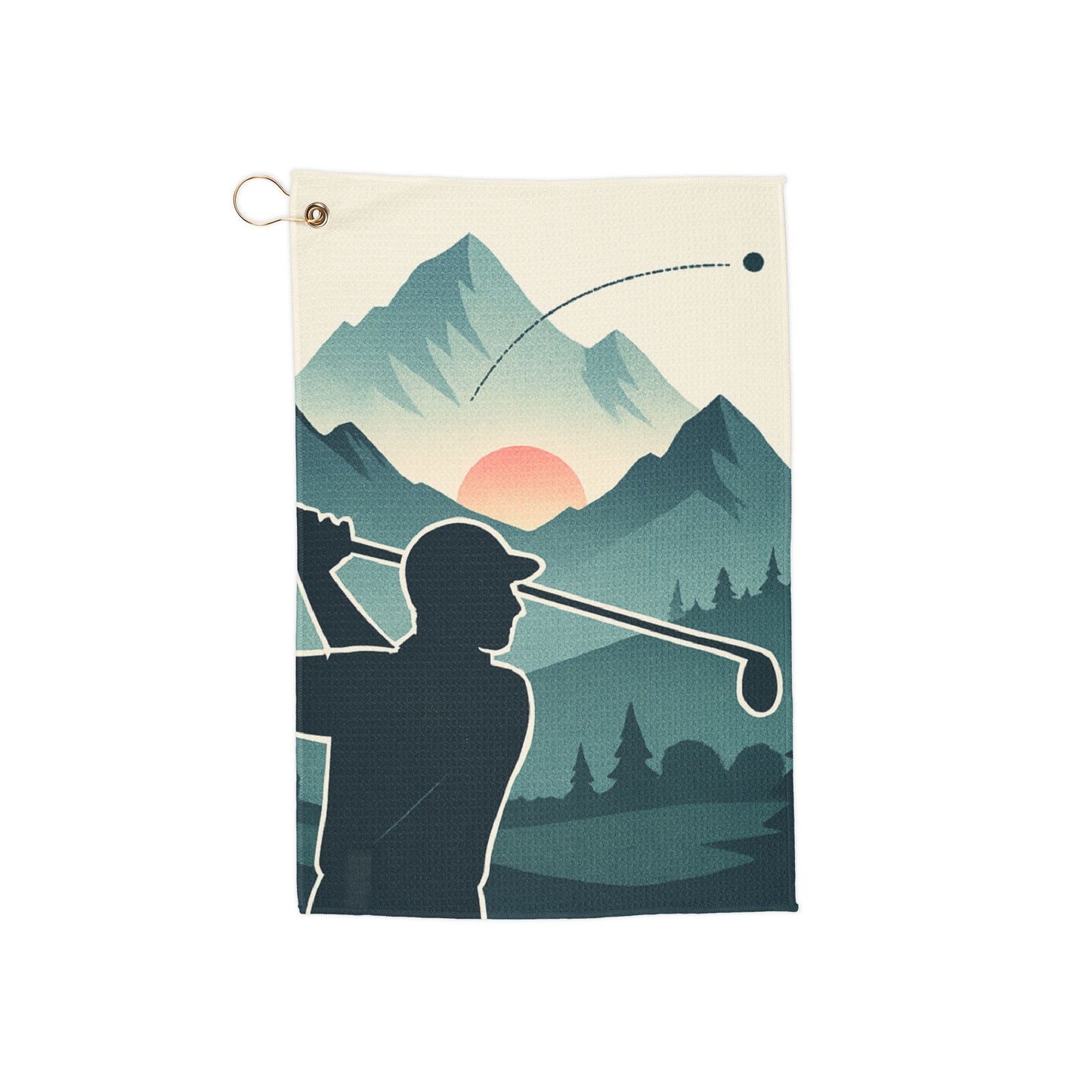 Golf and Mountains Golf Towel