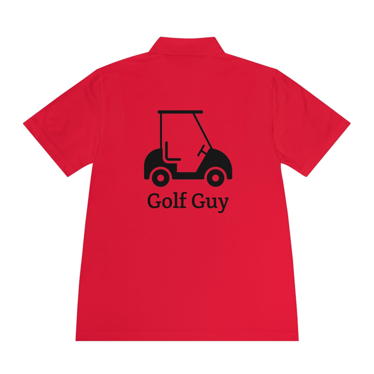 Golf Guy Golf Cart Men's Polo Shirt