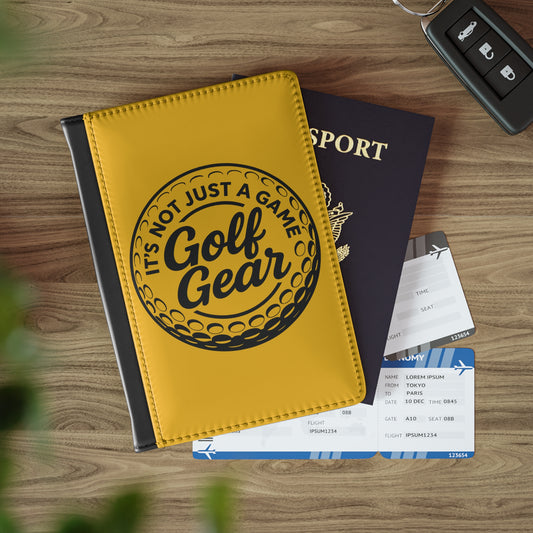 Yellow Golf Gear Passport Cover