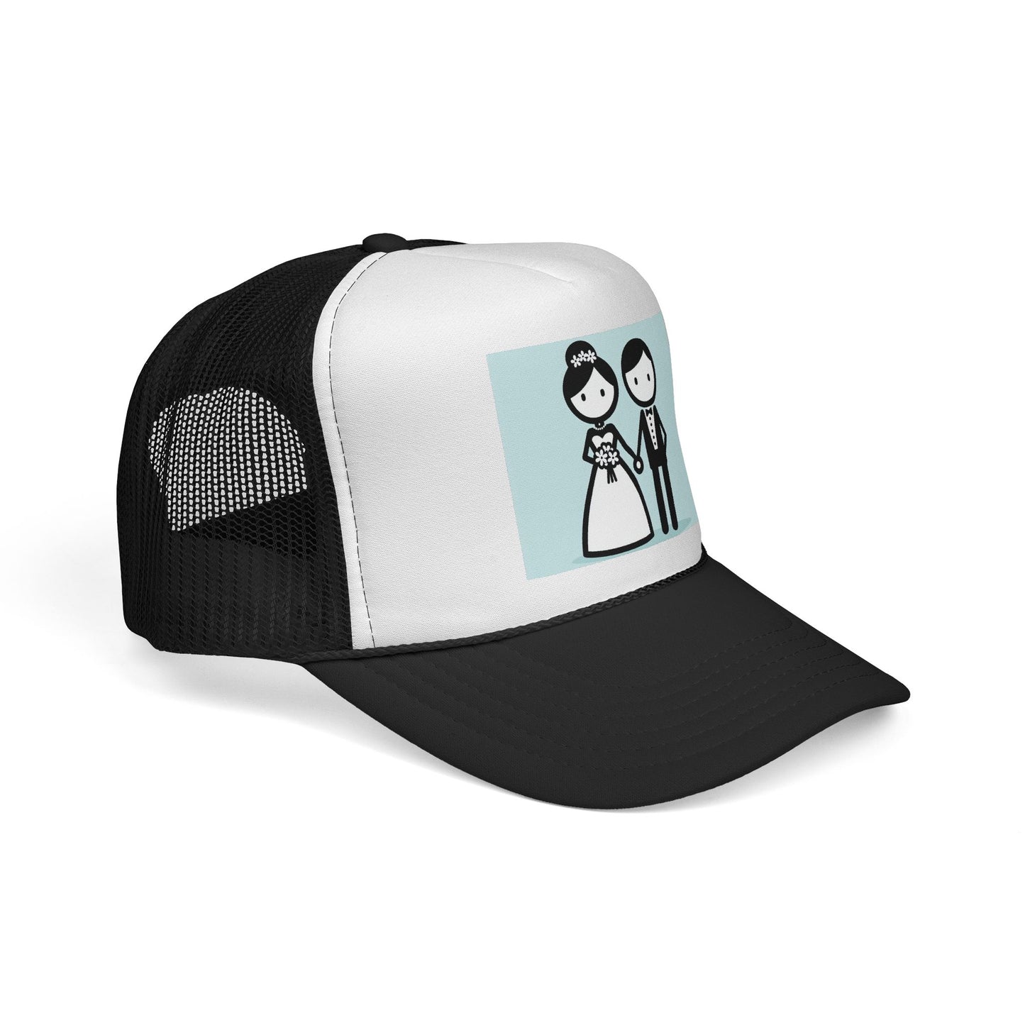 bride and groom Trucker Cap