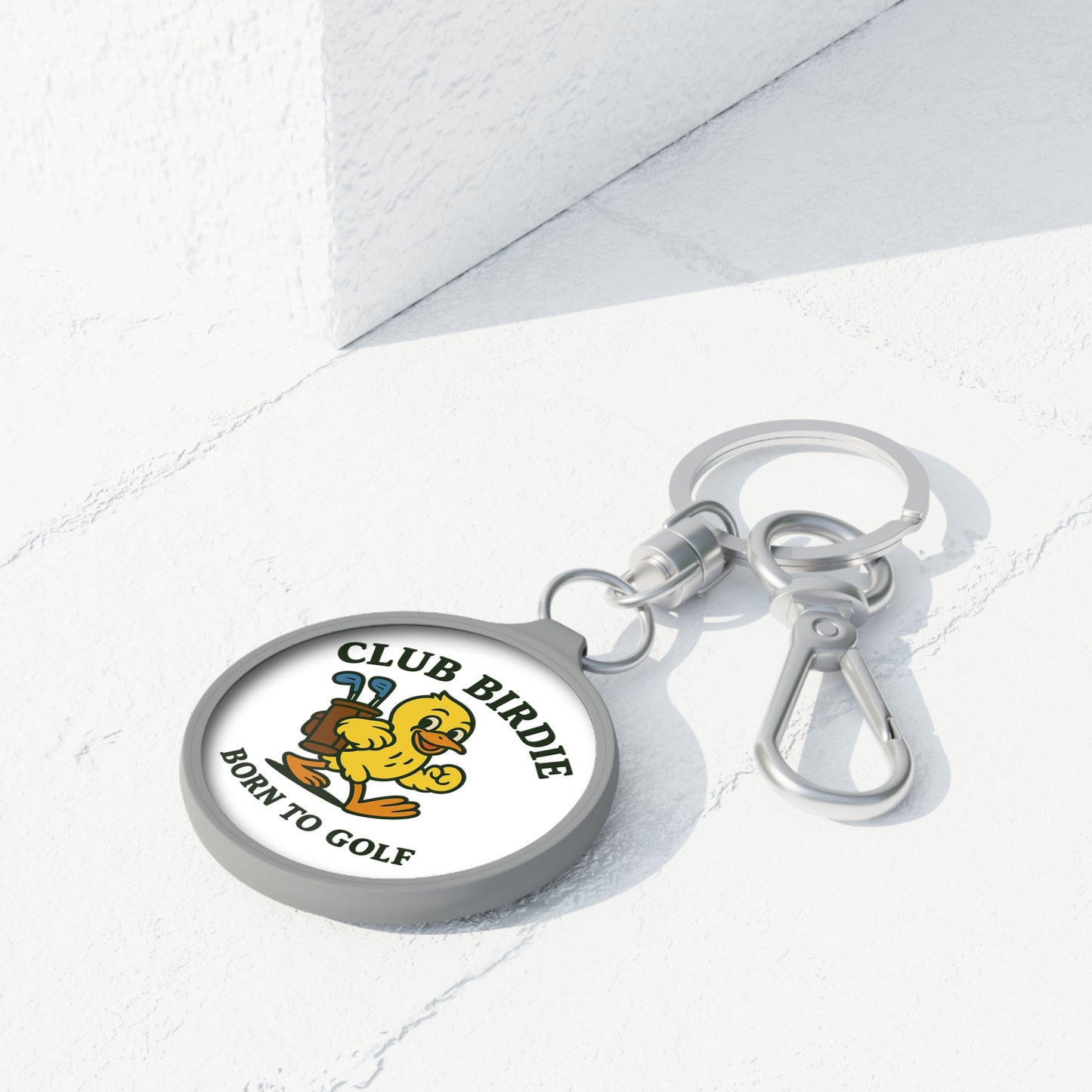 Club Birdie Born To Golf Keyring Tag