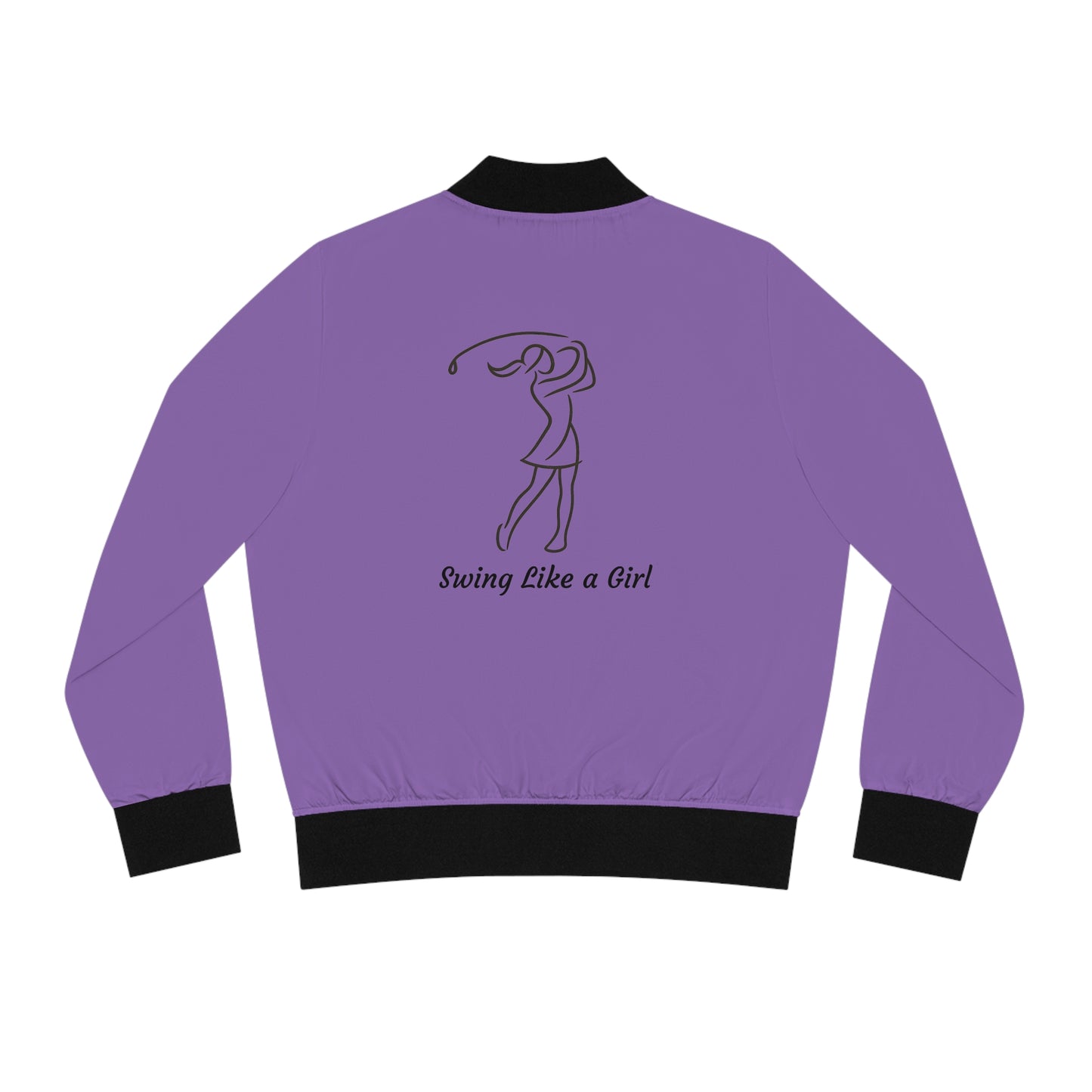 Purple Women's Golf Gal Bomber Jacket