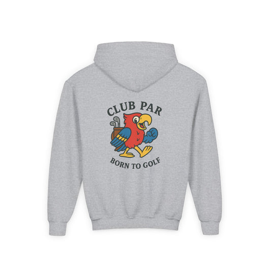 Club Par Born To Golf Youth Hoodie