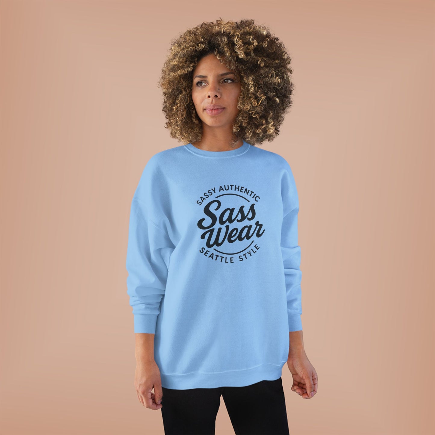 Sass Wear Unisex Eco-Friendly Crewneck Sweatshirt