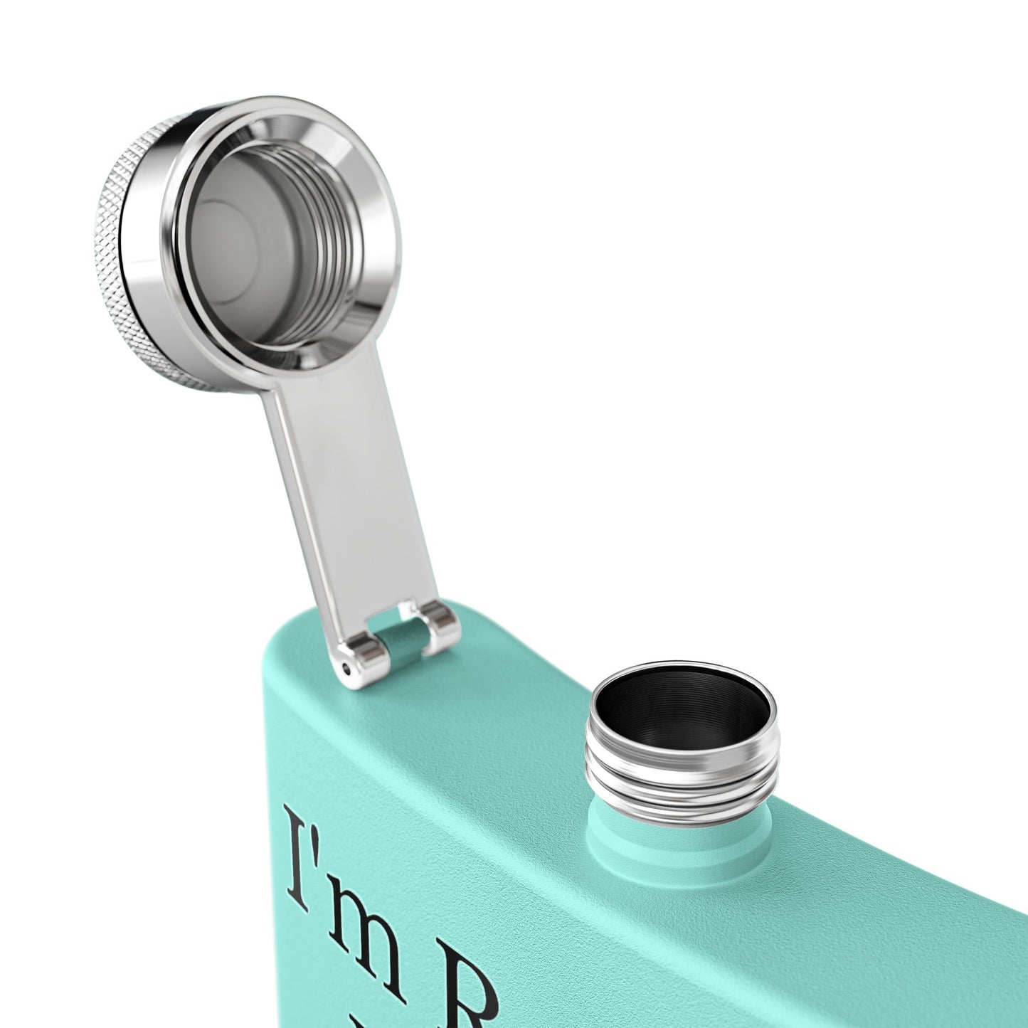 Ready to Par Tee Sleek Stainless Steel Flask