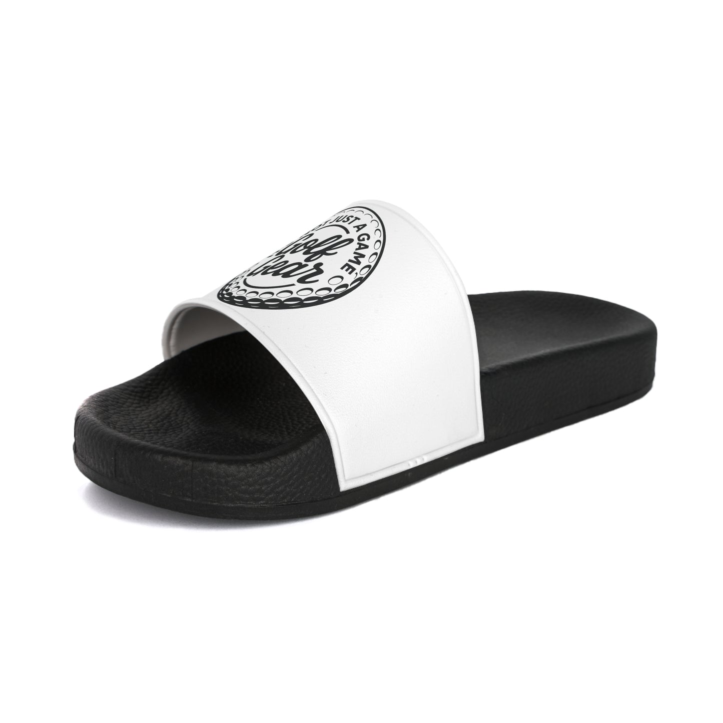 White Golf Gear Men's Slide Sandals