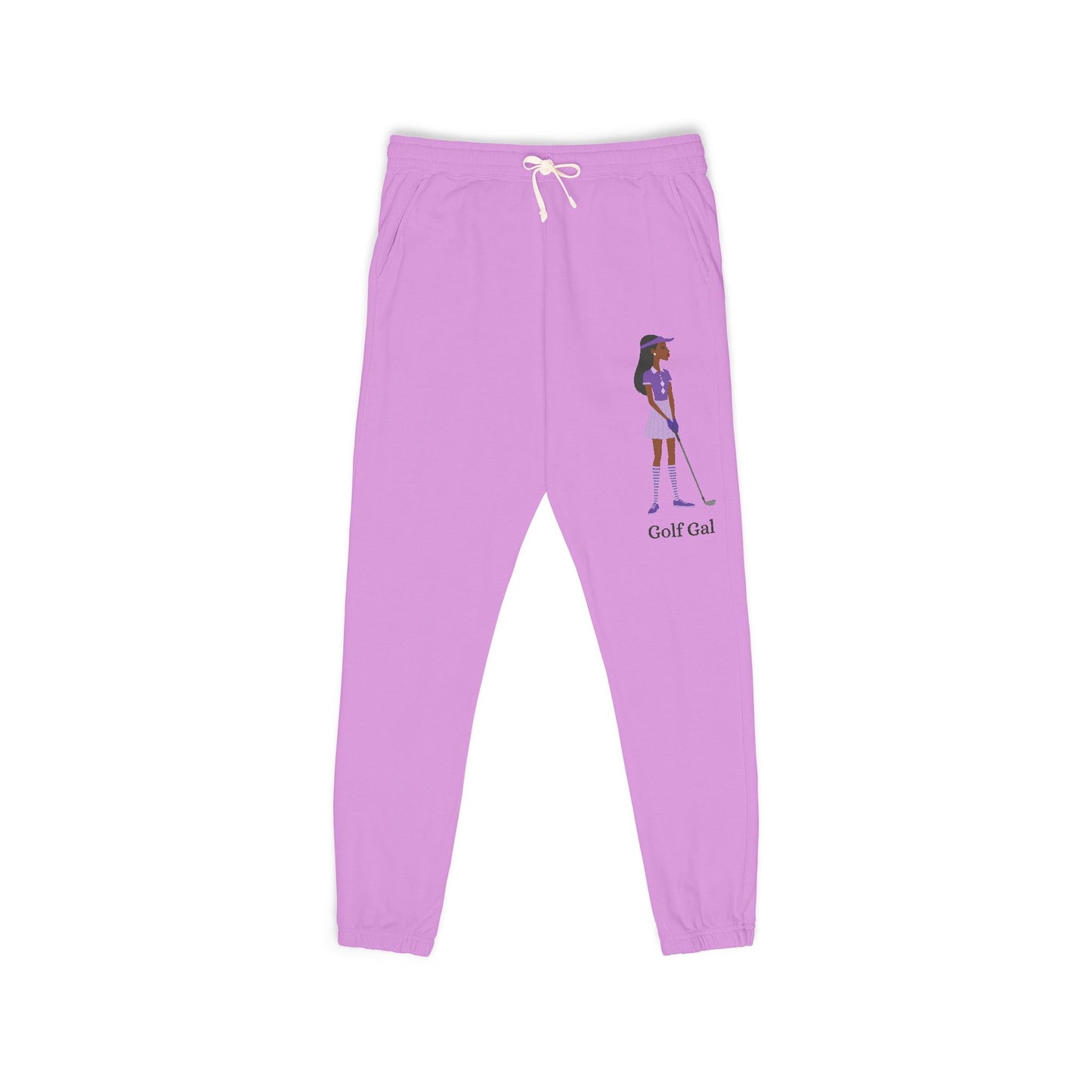 Golf Gal Garment-Dyed Fleece Sweatpants Violet