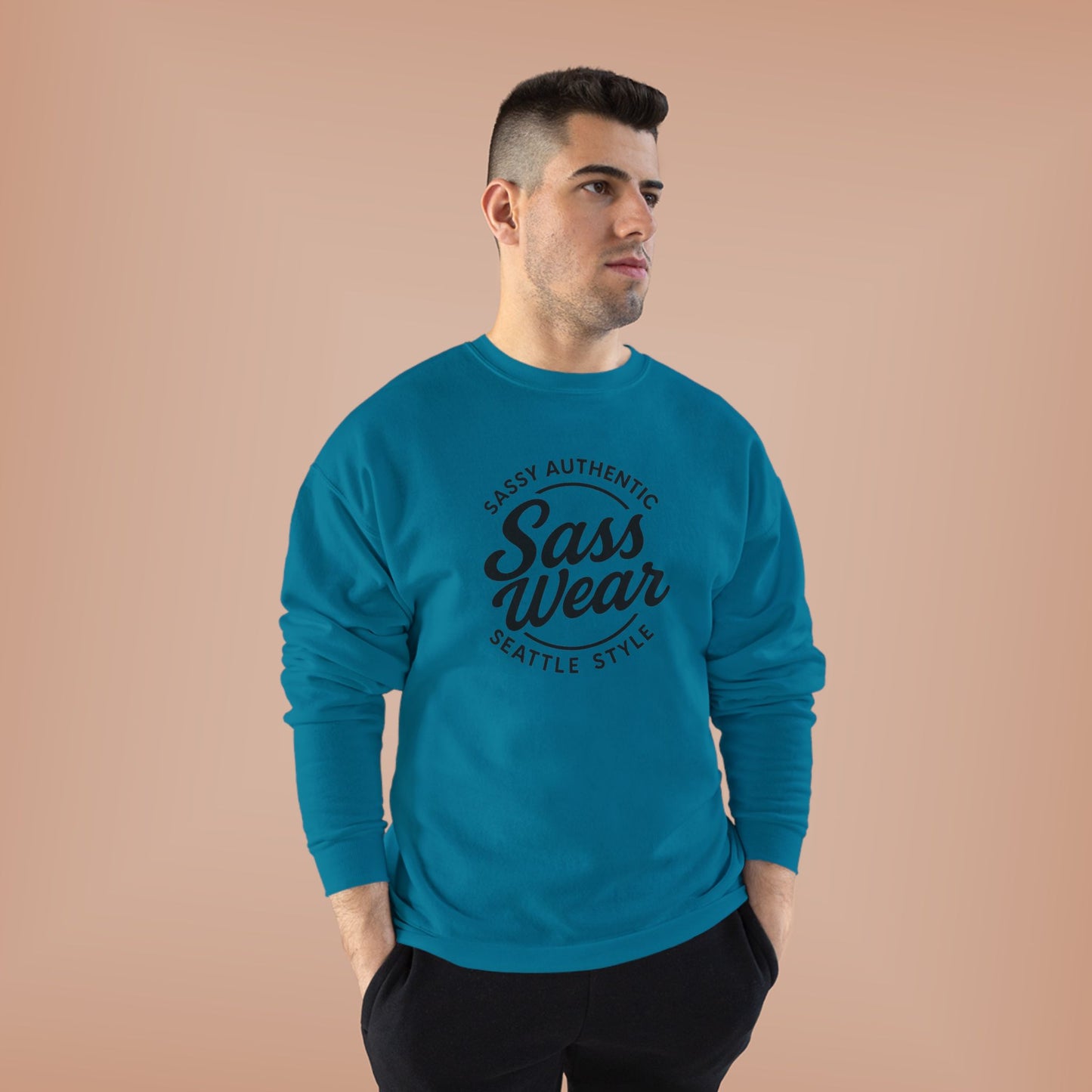 Sass Wear Unisex Eco-Friendly Crewneck Sweatshirt