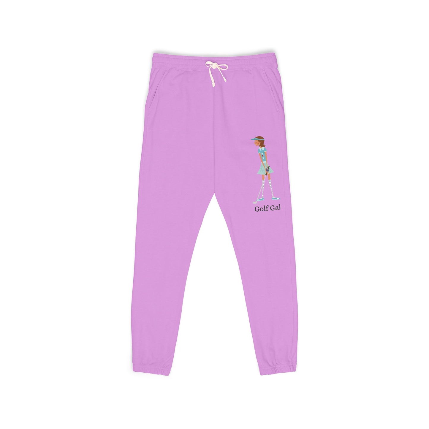 Golf Gal Garment-Dyed Fleece Sweatpants Ruby