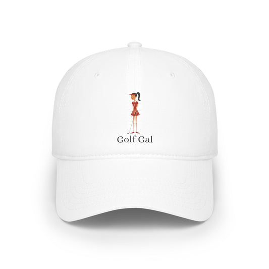Golf Gal Low Profile Baseball Cap Ruby