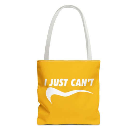 Yellow I just can't Tote Bag