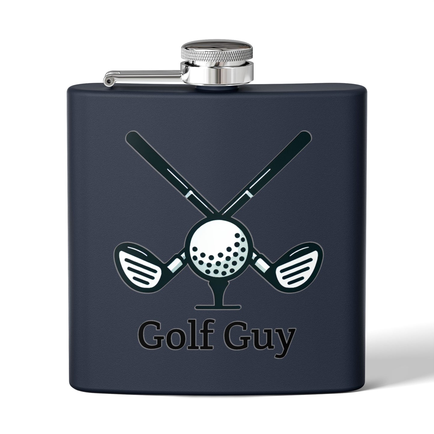 Golf Guy Sleek Stainless Steel Flask