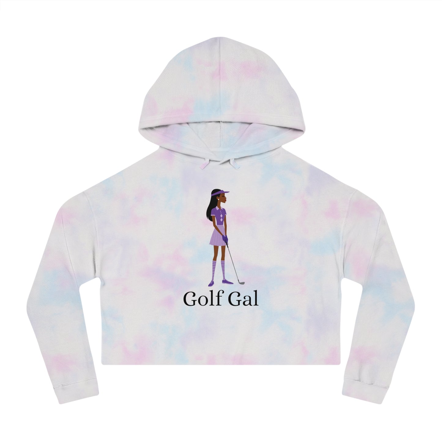 Golf Gal Women's Cropped Sweatshirt Violet