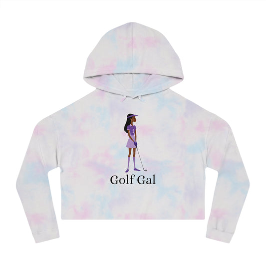 Golf Gal Women's Cropped Sweatshirt Violet