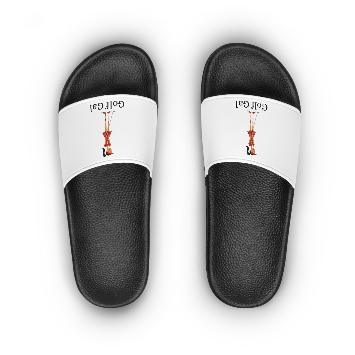 Golf Gal Women's Slide Sandals Red