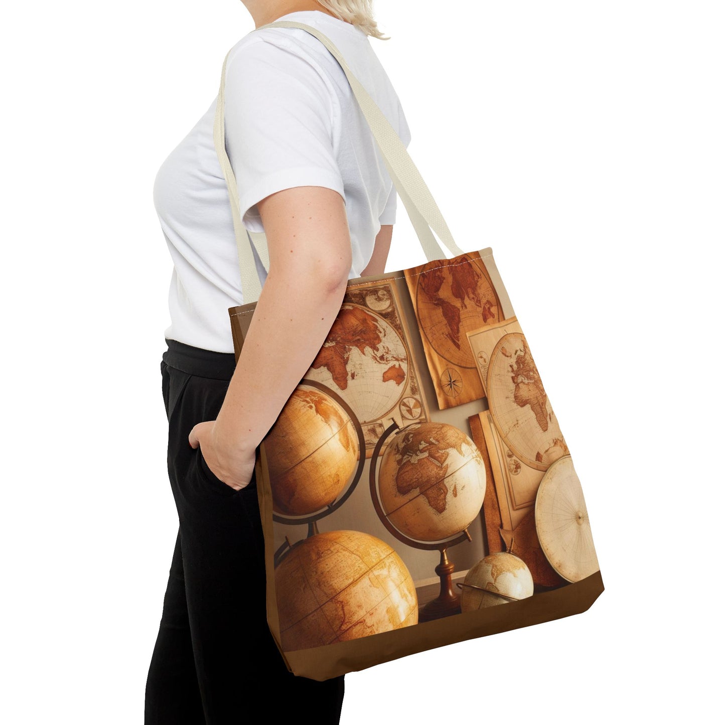 maps and globes Tote Bag