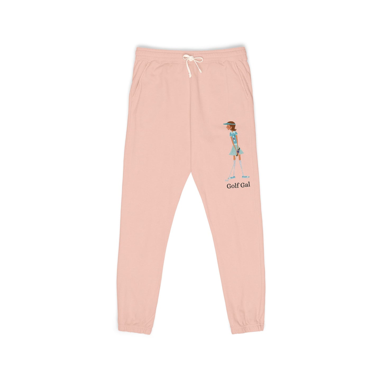 Golf Gal Garment-Dyed Fleece Sweatpants Ruby