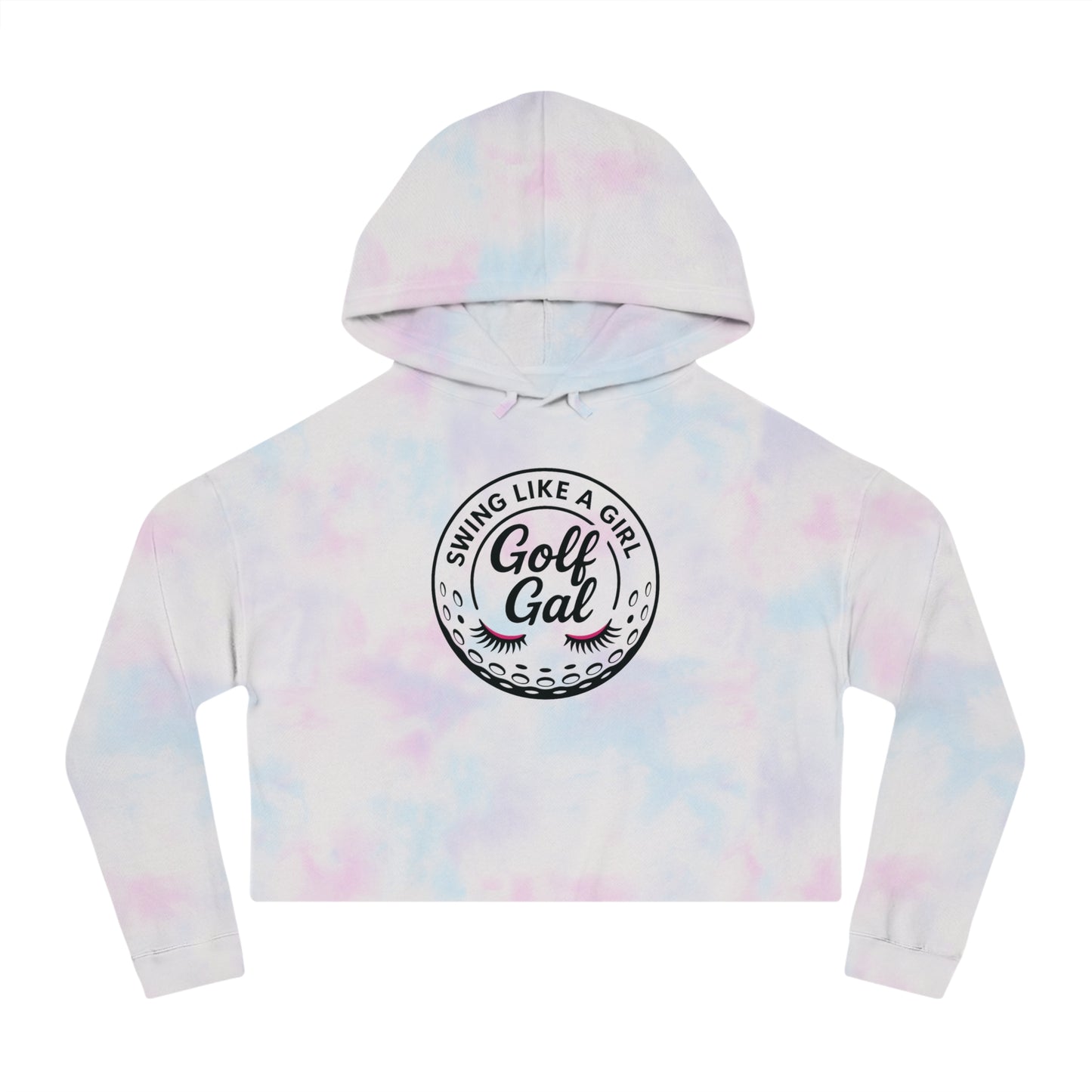 Golf Gal Swing Like a Girl Women's Cropped Sweatshirt
