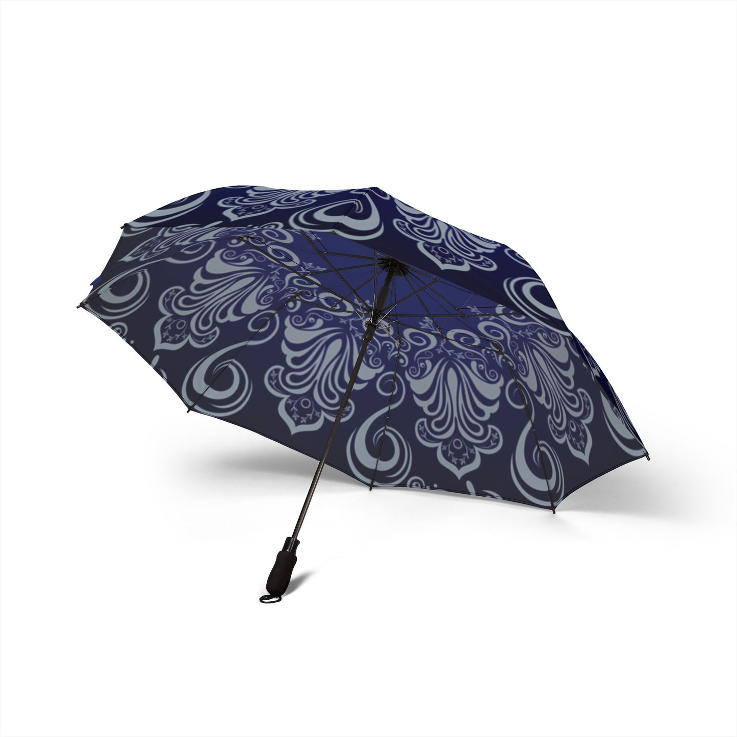 midnight mandala Umbrella - Semi-Automatic Foldable Design