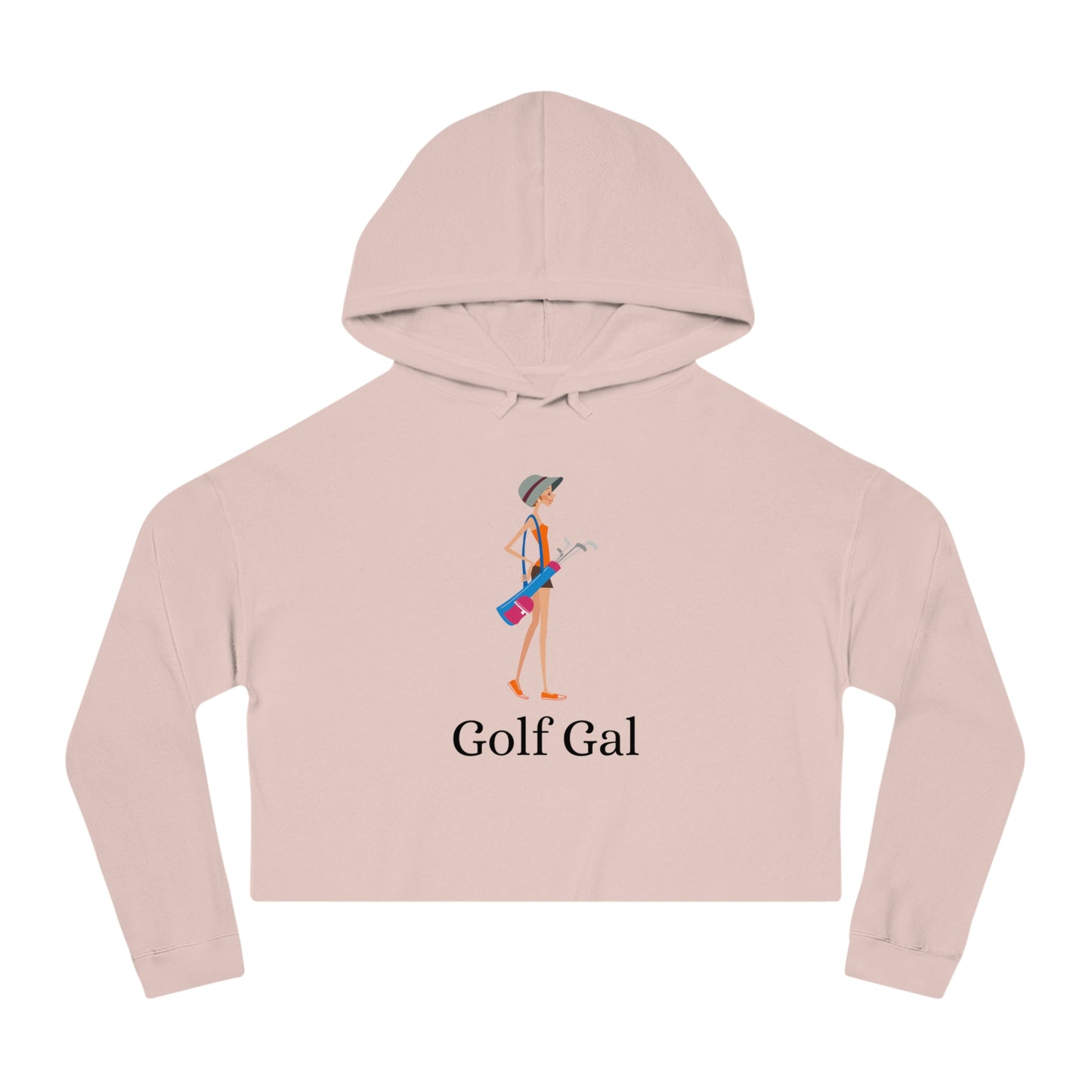Golf Gal Women's Cropped Sweatshirt Poppy