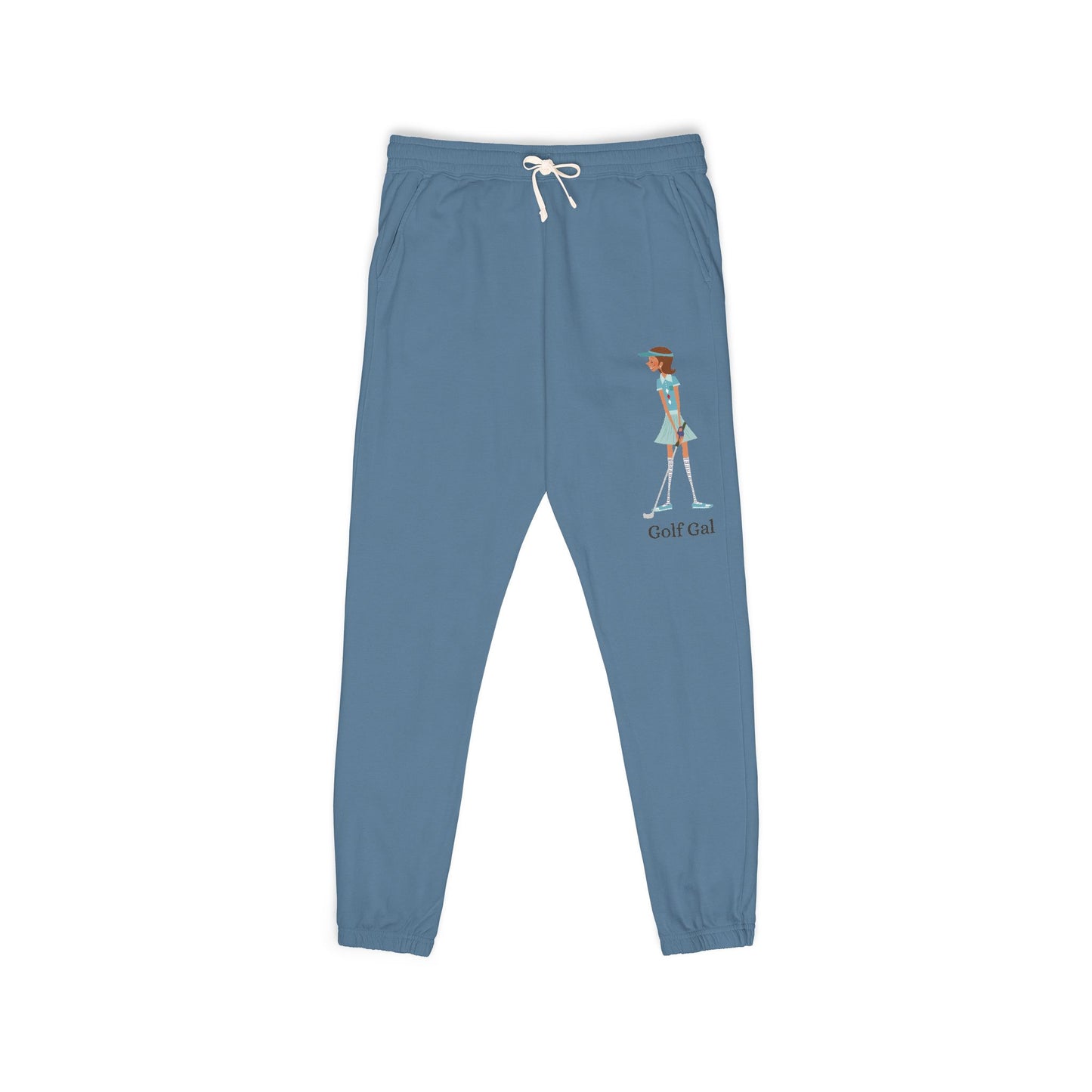Golf Gal Garment-Dyed Fleece Sweatpants Ruby