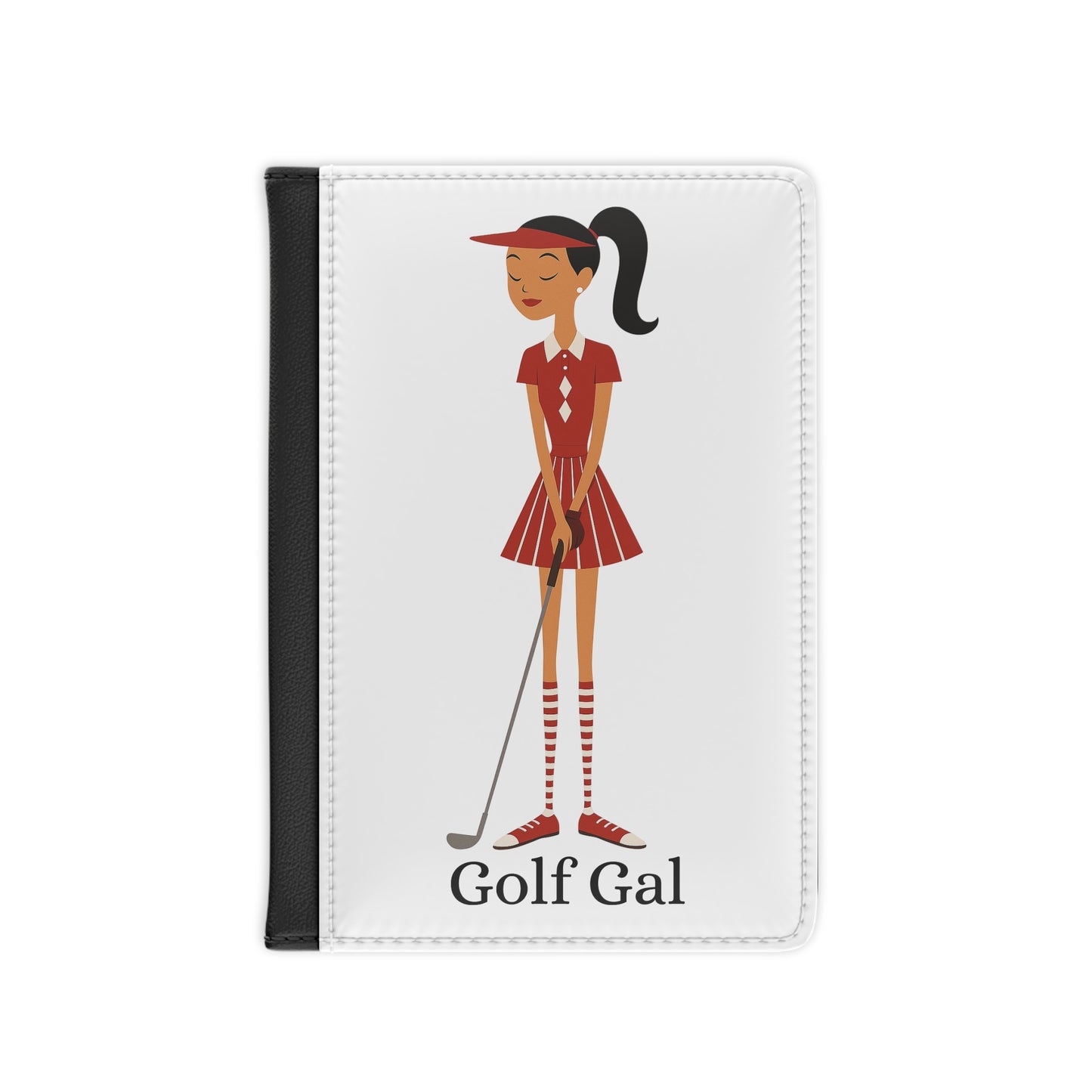 Golf Gal Passport Cover Ruby