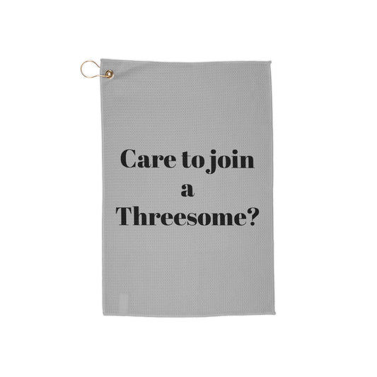 grey Threesome Golf Towels