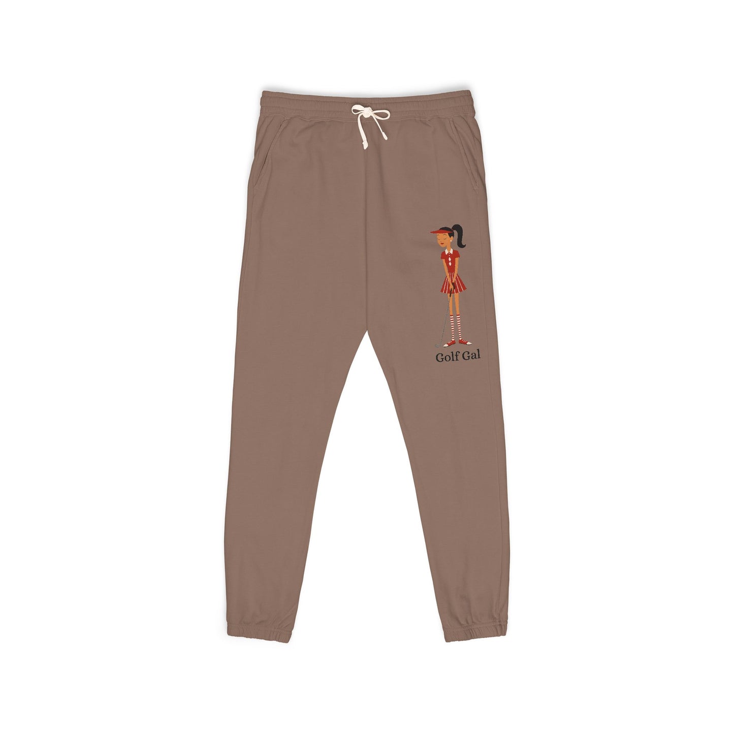 Golf Gal Garment-Dyed Fleece Sweatpants Ruby