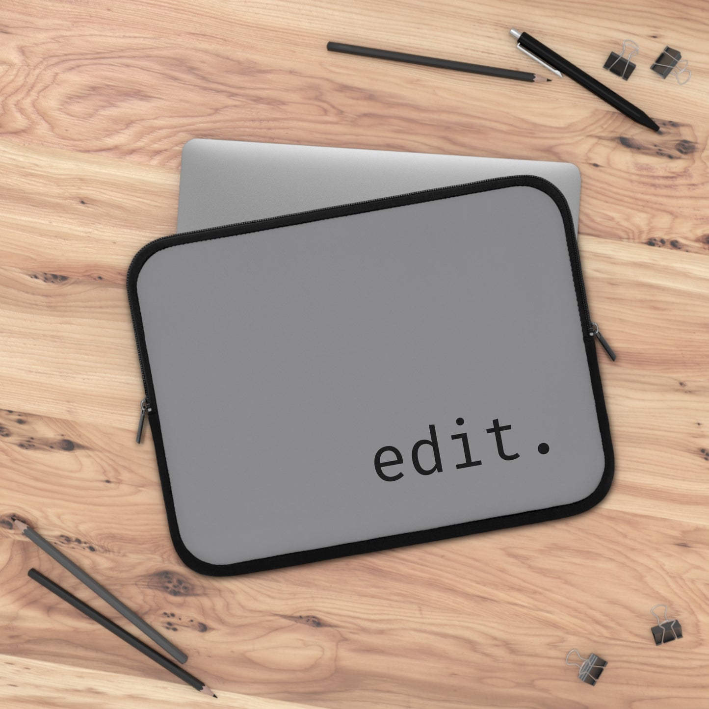 gray edit Laptop Sleeve