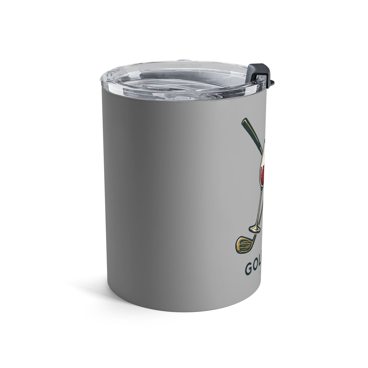 Gray Golf and Wine Whiskey/Wine Tumbler