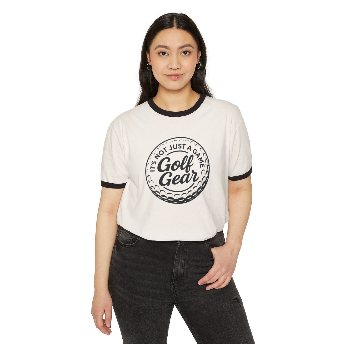 Golf Gear Cotton Ringer T-Shirt