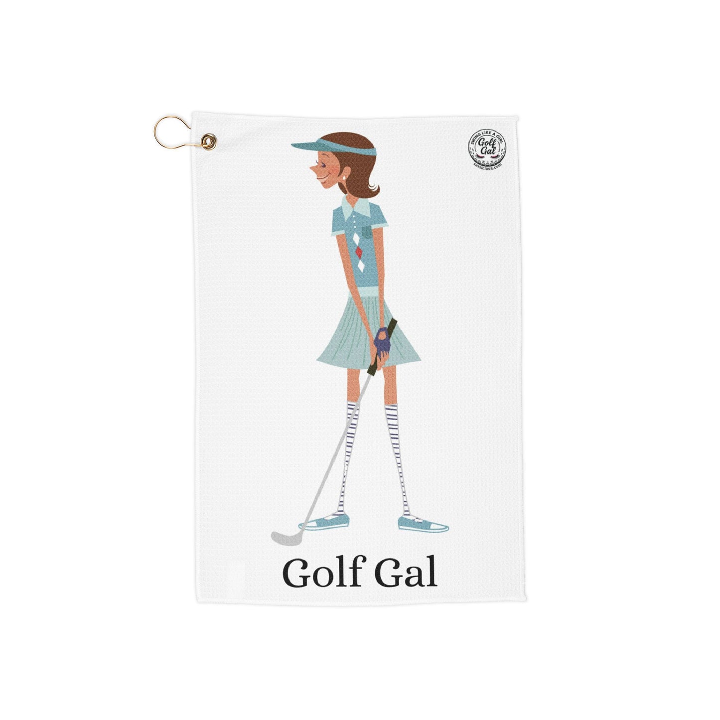 Golf Gal Golf Towel Lily