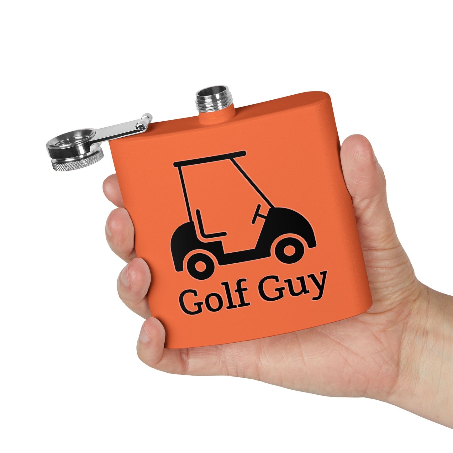 Golf guy cart Sleek Stainless Steel Flask