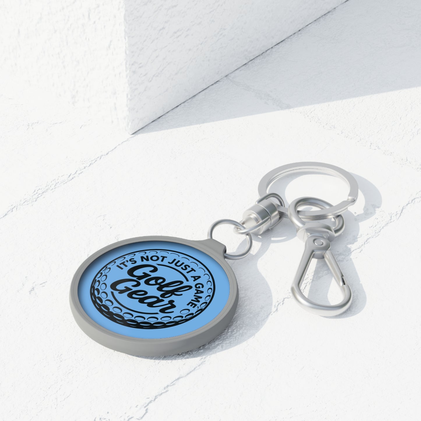 Blue Golf Gear Keyring Tag