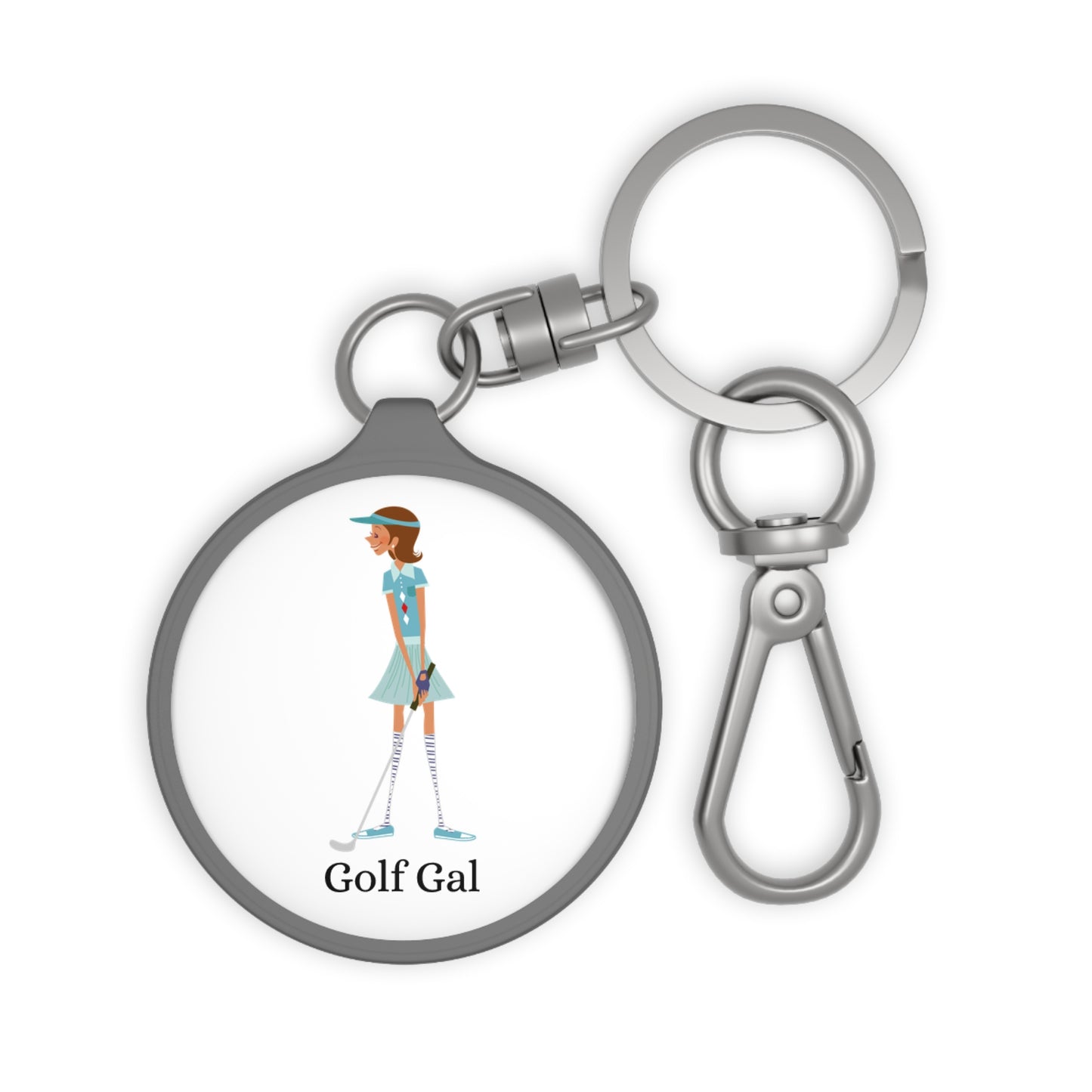 Golf Gal Keyring Tag Lily
