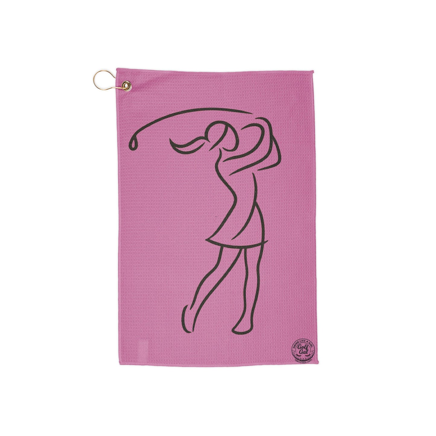 Outline gal Golf Towel