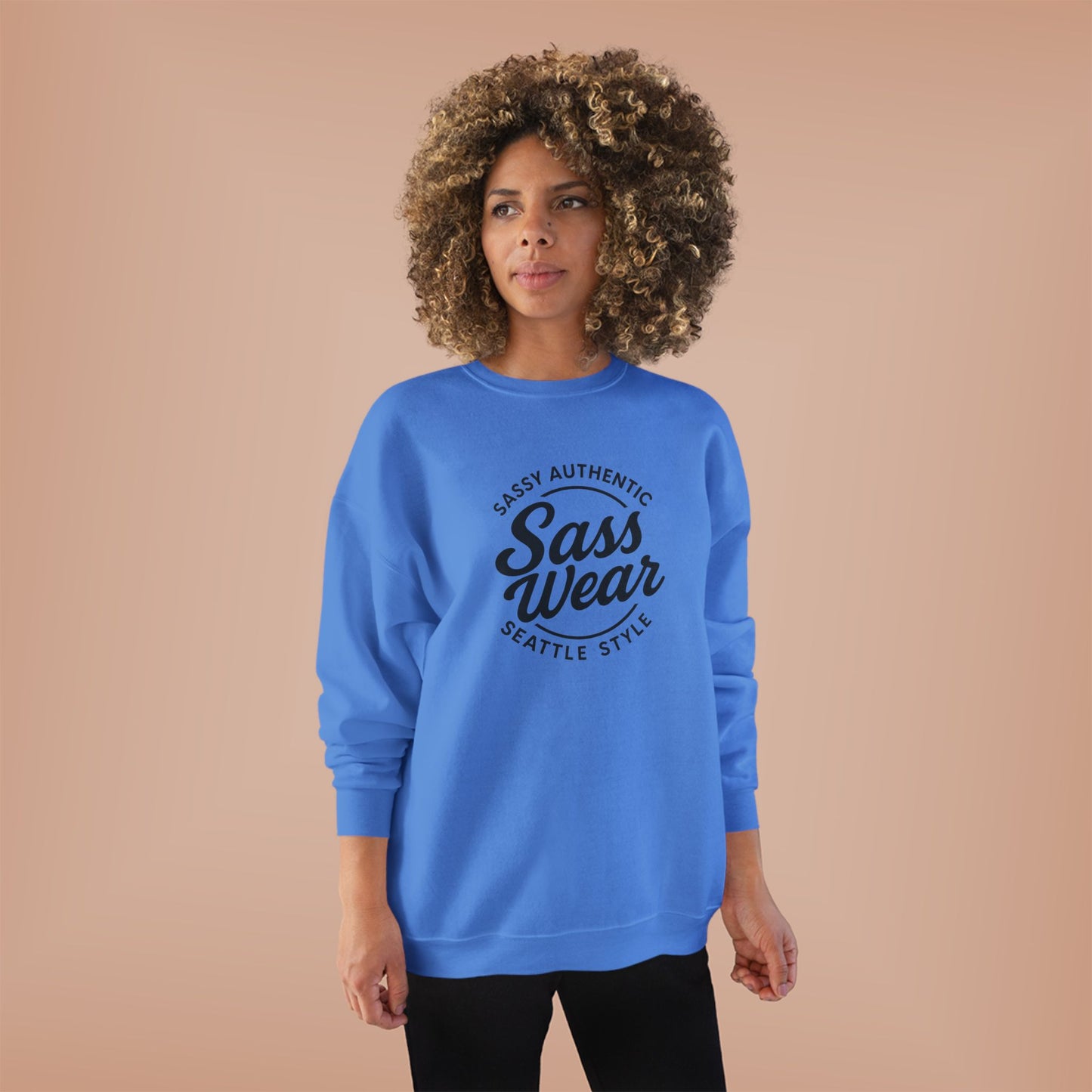 Sass Wear Unisex Eco-Friendly Crewneck Sweatshirt