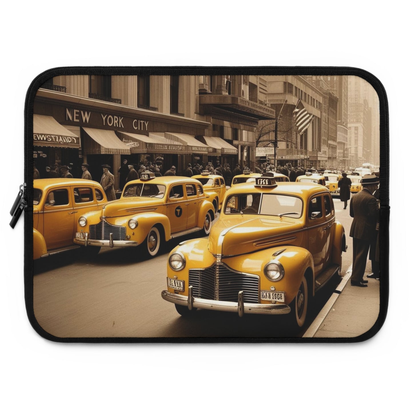 vintage New York City Laptop Sleeve