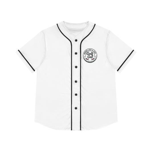Golf Gal Baseball Jersey Poppy