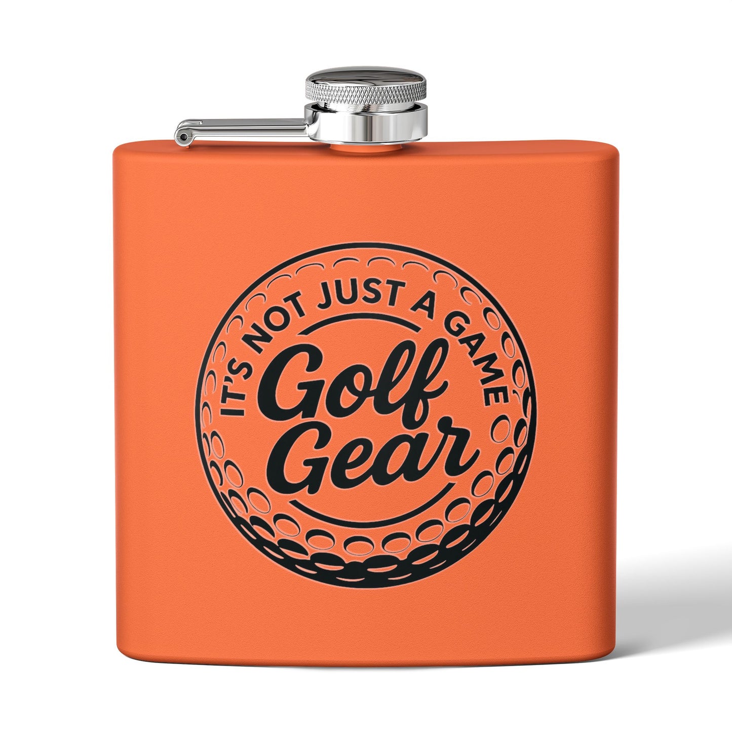 Golf Gear Sleek Stainless Steel Flask