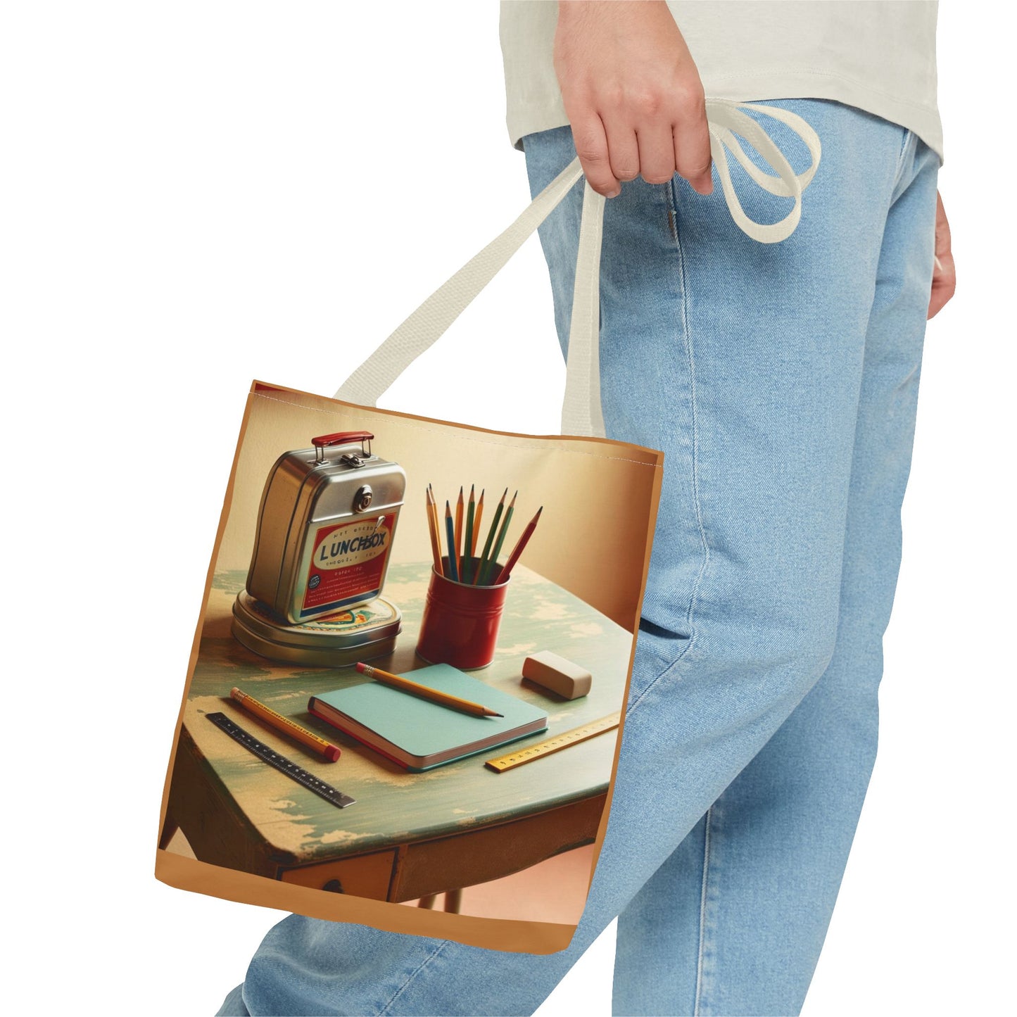 vintage school supplies Tote Bag