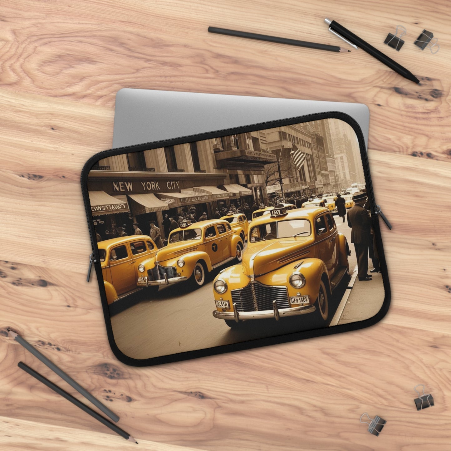 vintage New York City Laptop Sleeve