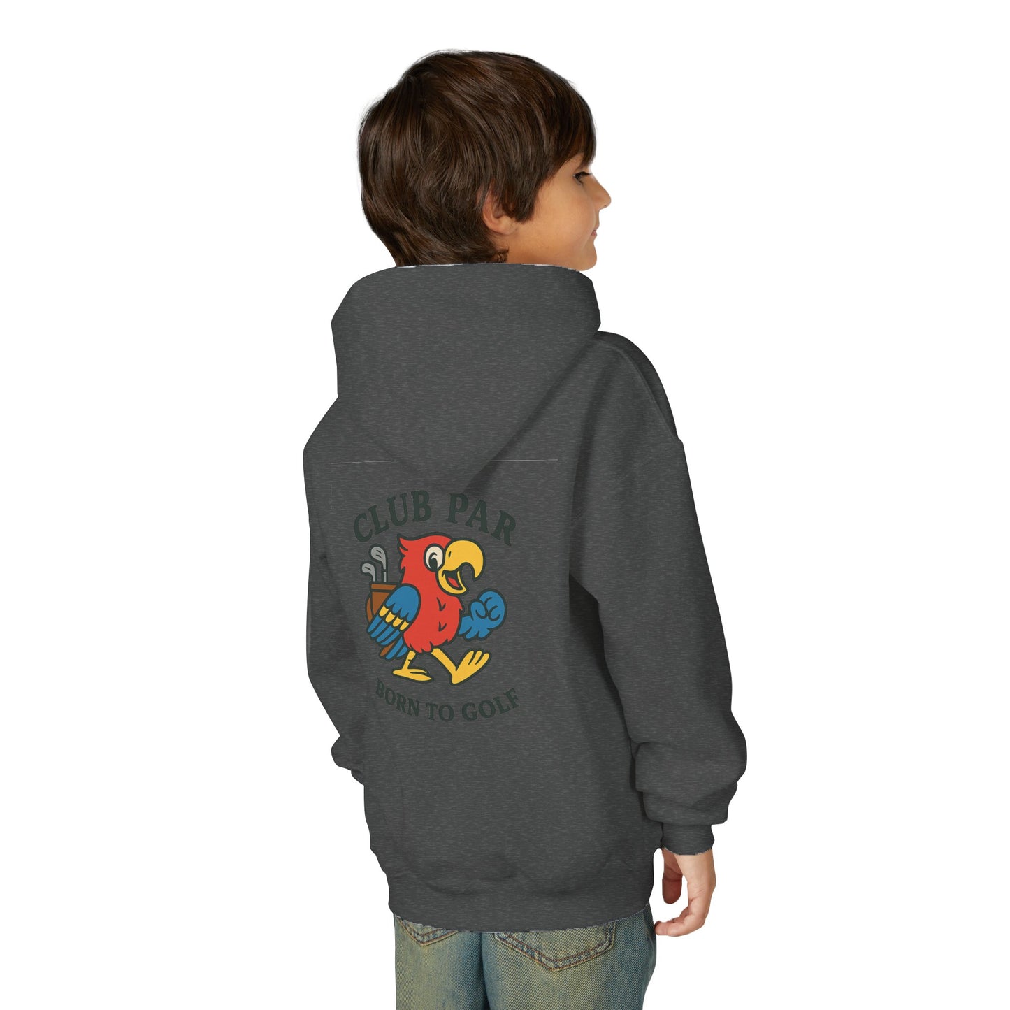 Club Par Born To Golf Youth Hoodie